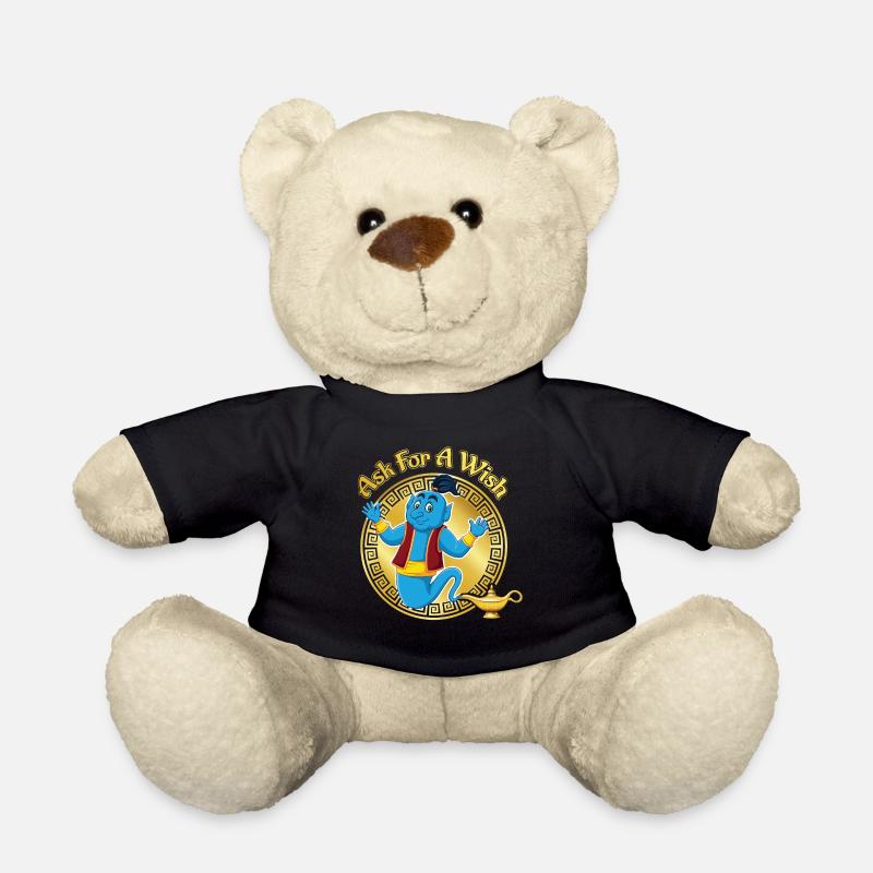 Frage den Flaschengeist nach einem Wunsch - Teddy Bear - black
