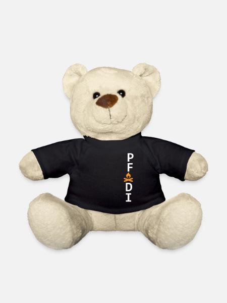 Pfadfi Feuer Pfadfinder - Teddy - Schwarz