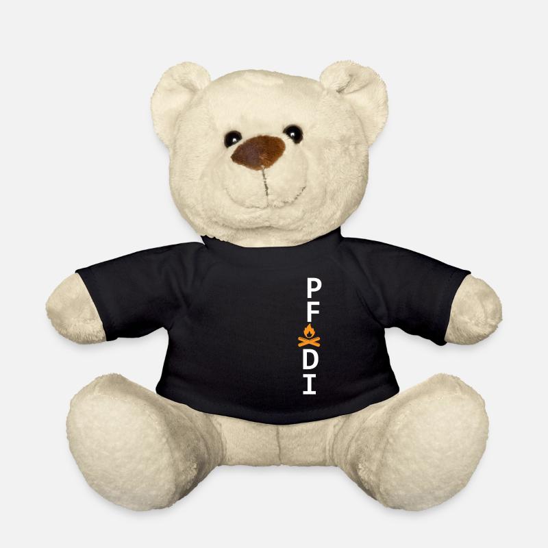 Pfadfi Feuer Pfadfinder - Teddy - Schwarz