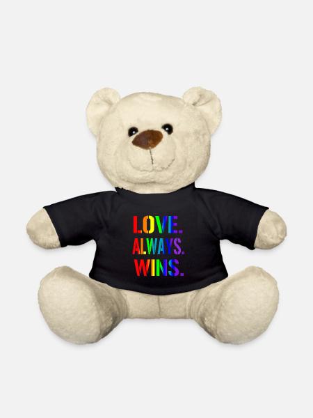 Gay Pride Geschenk - Teddy - Schwarz