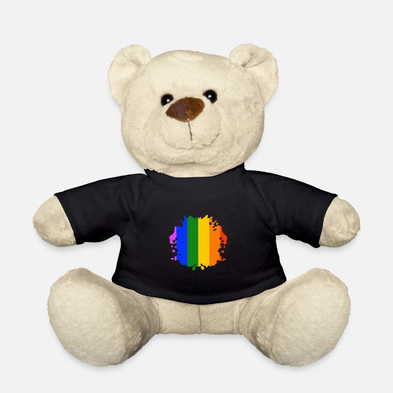 Gay Pride Geschenk - Teddy - Schwarz
