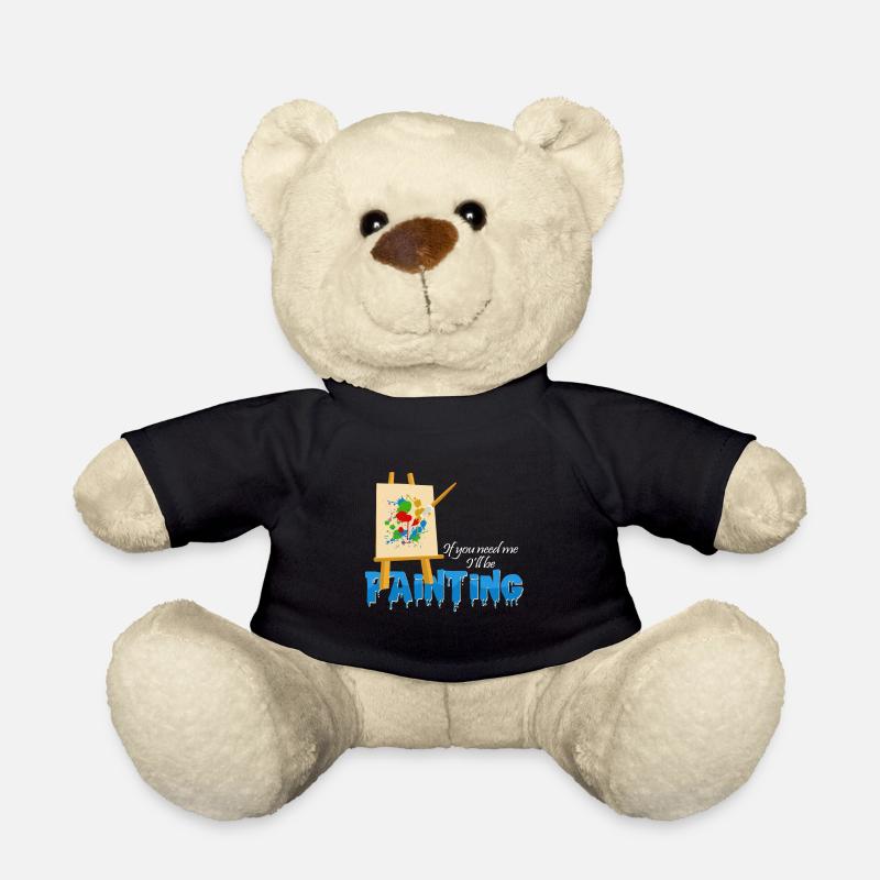 Künstler - Teddy - Schwarz