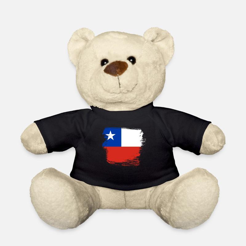 Chile Flagge - Teddy - Schwarz