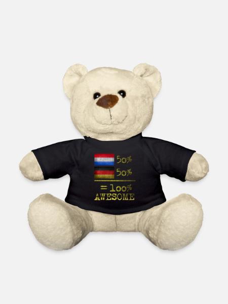 50% deutsch 50% niederländisch niederländer - Teddy - Schwarz