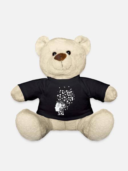 Psychologie Rorschach Karte Gedanken Inkblot Test - Teddy - Schwarz