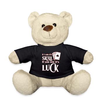 poker - Teddy Bear - black - Front
