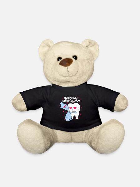 Dentiste Dentiste Dentiste Dents Cadeau Dentiste - Nounours - noir