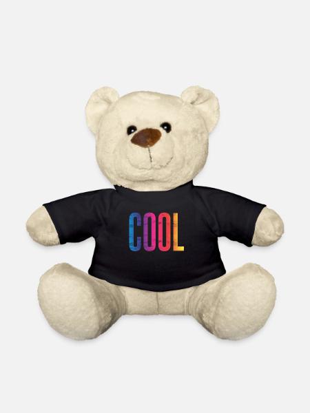 COOL Farbverlauf Holztext - Teddy - Schwarz