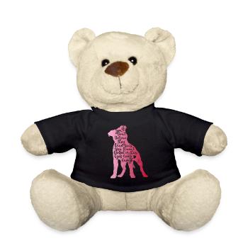 Pitbull Seelen - Teddy - Schwarz - Vorne