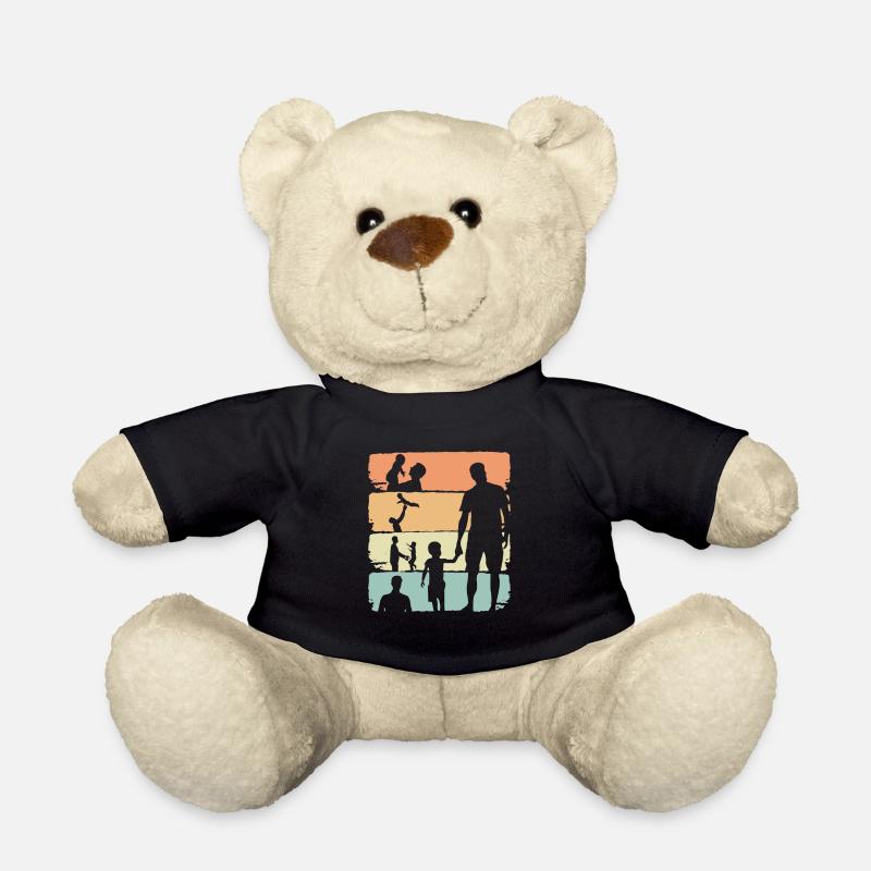 Vater & Sohn Geschenk - Teddy - Schwarz