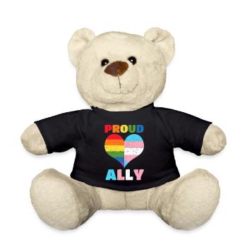 Proud Ally - Teddy Bear - black - Front