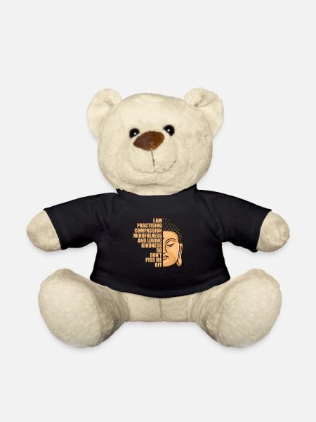 Buddha - Teddy Bear - black