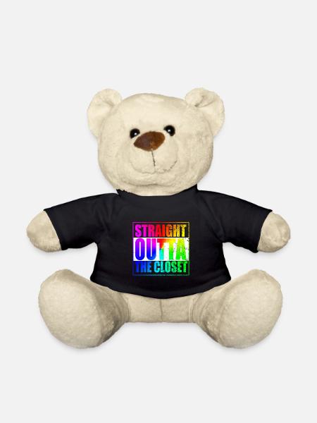 Gay Pride Geschenk - Teddy - Schwarz