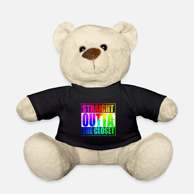 Gay Pride Geschenk - Teddy - Schwarz