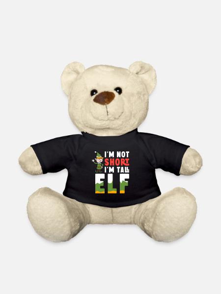 Christmas Elf - Teddy Bear - black