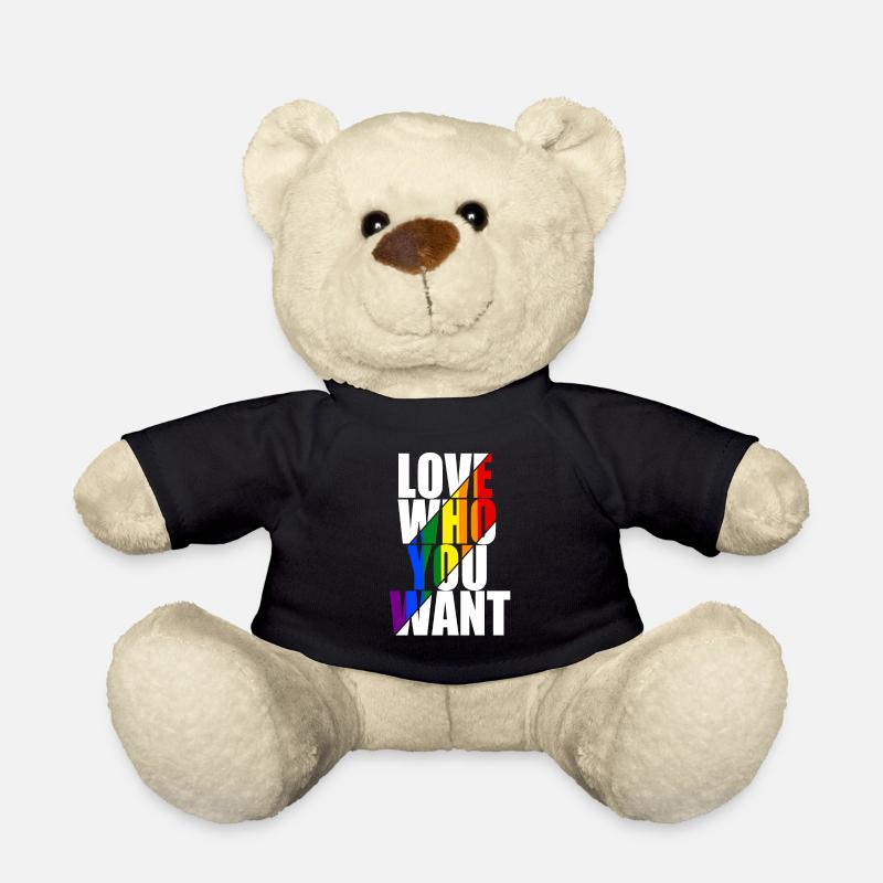 Gay Pride Geschenk - Teddy - Schwarz