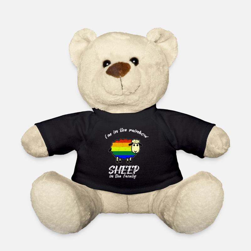 Gay Pride Geschenk - Teddy - Schwarz