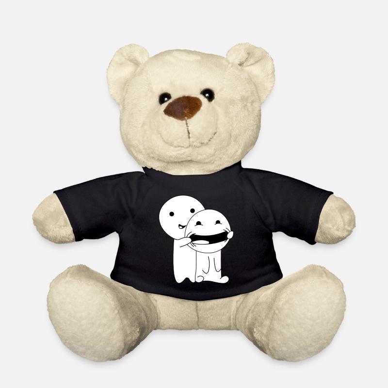Lächeln Smile Spaß - Teddy - Schwarz