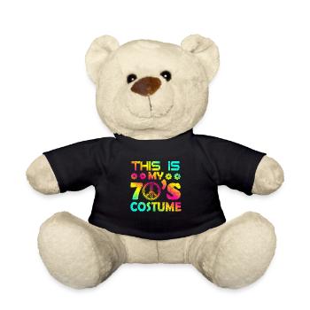 Années 70 Années 70 Disco Generation Seventies - Nounours - noir - Devant