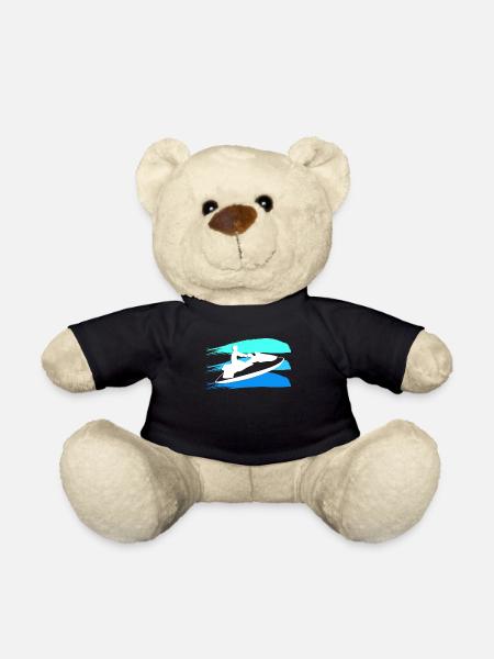 Jetski Fahrer Farbsplash - Teddy - Schwarz