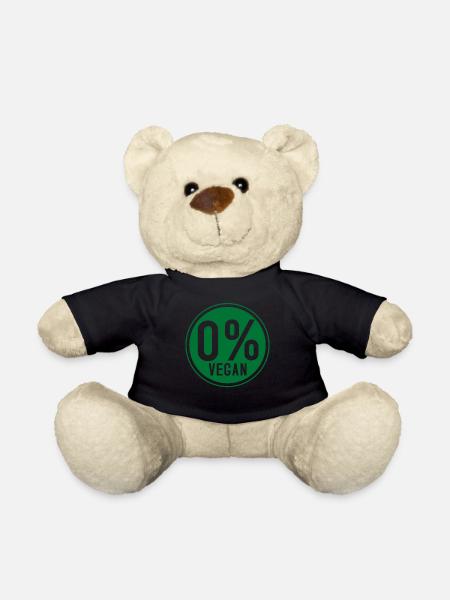Anti-Vegan - Teddy Bear - black
