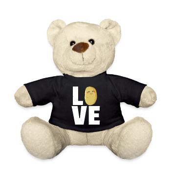 Potatoes Potato Potatoes Potatoes Erpfi Fries - Teddy Bear - black - Front