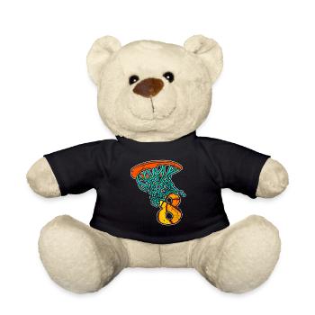 Basketball enfants 8 anniversaire 8 ans sport - Nounours - noir - Devant