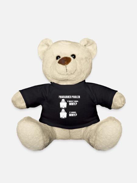 Programmierer - Teddy - Schwarz