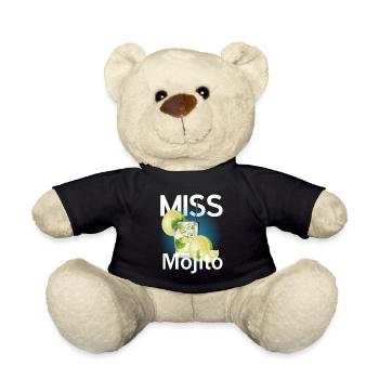 Cocktail Mojito Lime saying Miss Mojito - Teddy - Schwarz - Vorne
