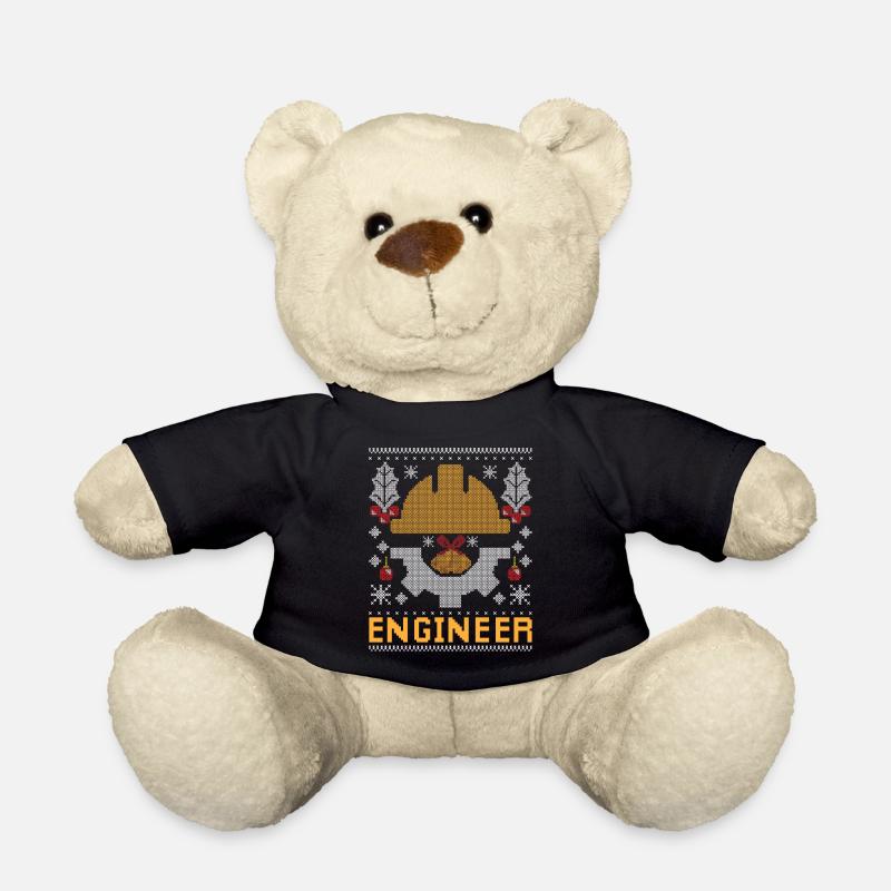 Engineer Christmas Ingenieur Weihnachten Student - Teddy - Schwarz