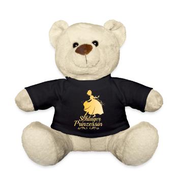 Schlagerprinzessin Musikliebhaber - Teddy - Schwarz - Vorne