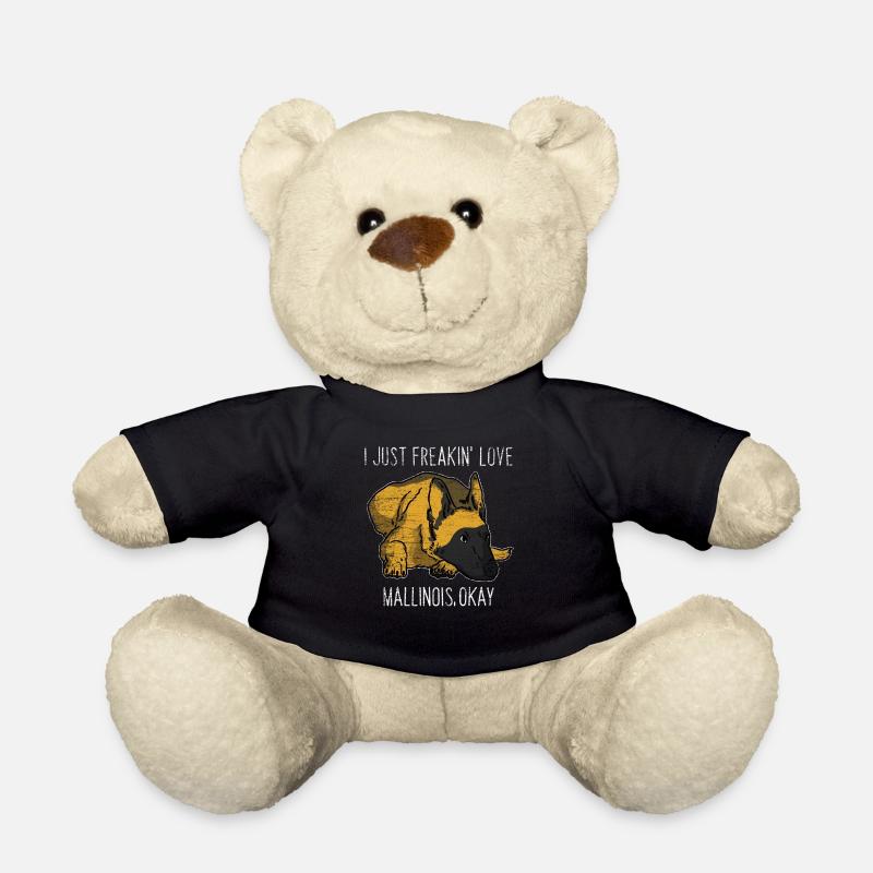 Cadeau chien malinois - Nounours - noir