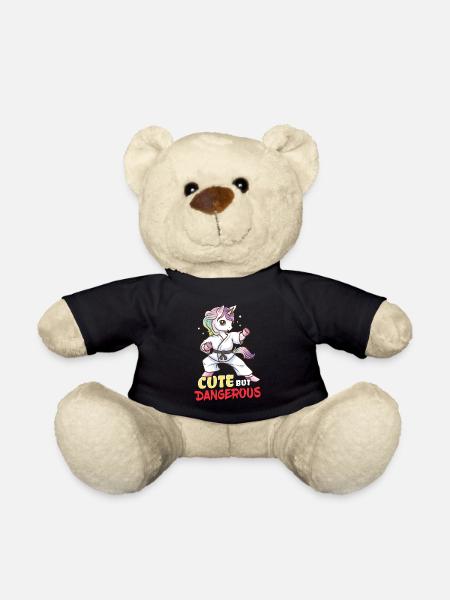 Einhorn Karate - Teddy - Schwarz