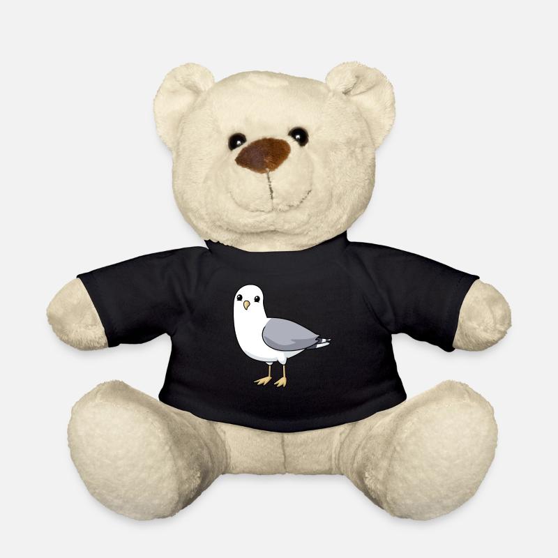 Comic Möwe Gull - Teddy - Schwarz