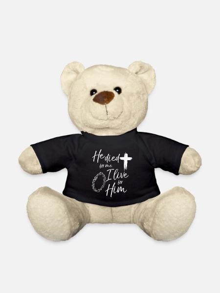 Jesus - Teddy - Schwarz