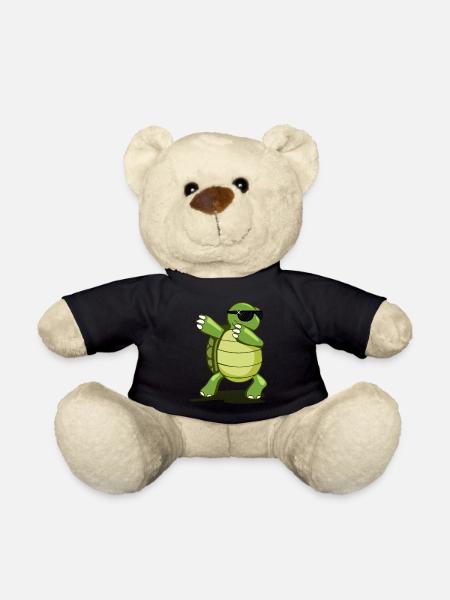 Dabbing Schildkröte mit Sonnenbrille - Teddy - Schwarz