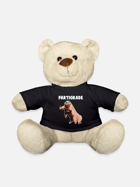 Soirée étudiante microbiologiste Tardigrade Water Bear - Nounours - noir