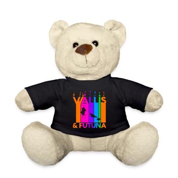 Wallis _ Futuna Farbige Bubbles und Blasen - Teddy - Schwarz - Vorne