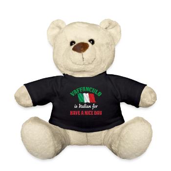 Vaffanculo ist italienisch für einen schönen Tag - Teddy - Schwarz - Vorne