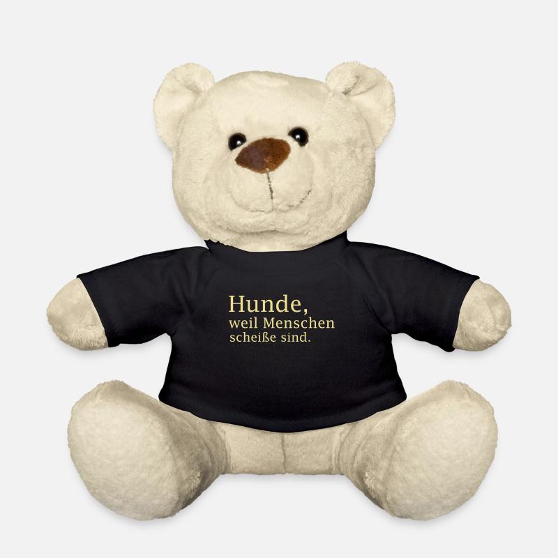 Hunde Spruch Hunde Sprüche - Teddy - Schwarz