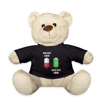 Vor dem Chor nach dem Chor - Teddy - Schwarz - Vorne