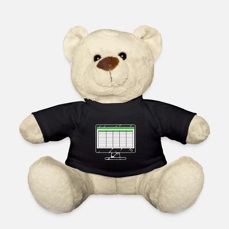 Spreadsheet computer - Teddy Bear - black