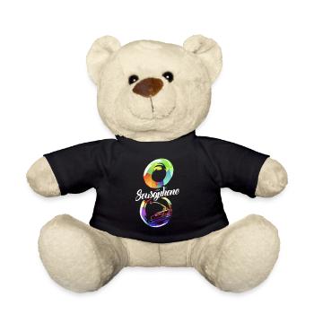 Sousaphon Geschenk - Teddy - Schwarz - Vorne
