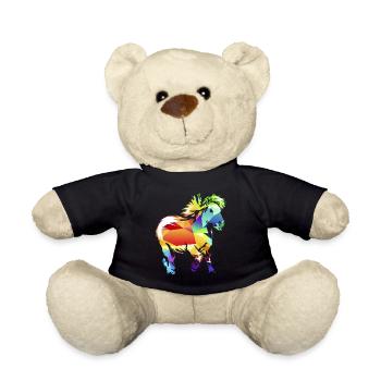 Shetland pony - Teddy Bear - black - Front