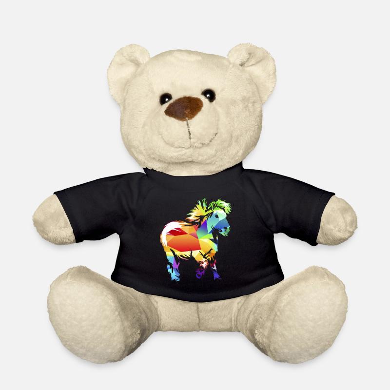 poney Shetland - Nounours - noir