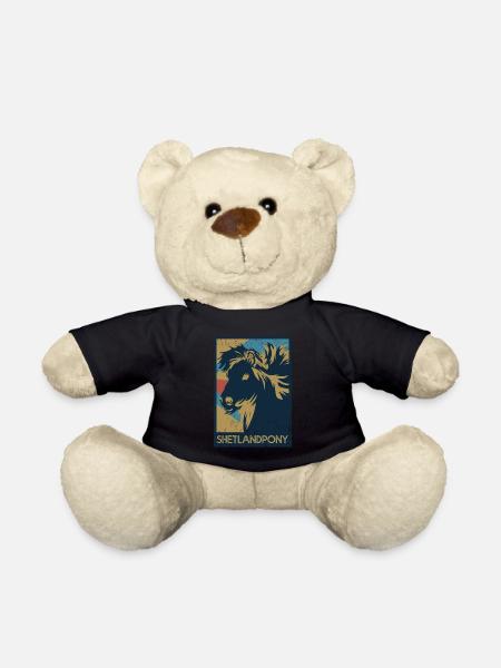 poney Shetland - Nounours - noir