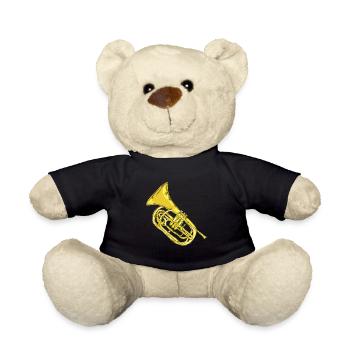 Trumpet - Teddy Bear - black - Front