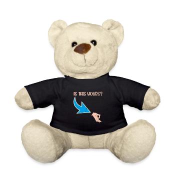 Ok main blague meme comedian jeu de cercle - Nounours - noir - Devant