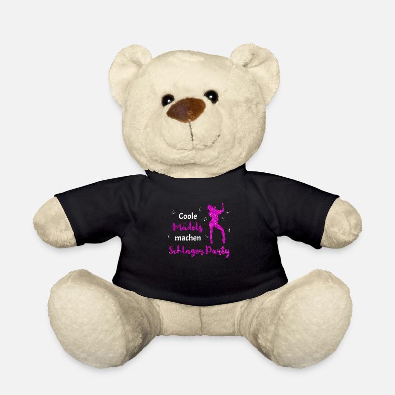 Coole Mädels machen Schlager Party - Teddy - Schwarz
