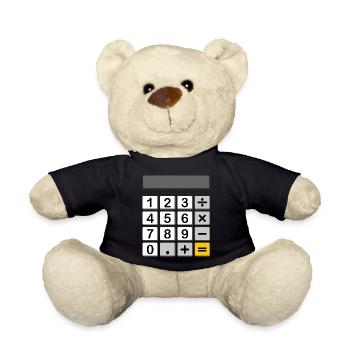 Calculatrice comme un carnaval et un costume de carnaval - Nounours - noir - Devant